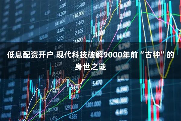 低息配资开户 现代科技破解9000年前“古种”的身世之谜